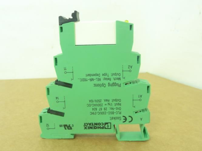 Phoenix Contact PLC-BSC-230UC/21HC; Relay Base; 250V/10A