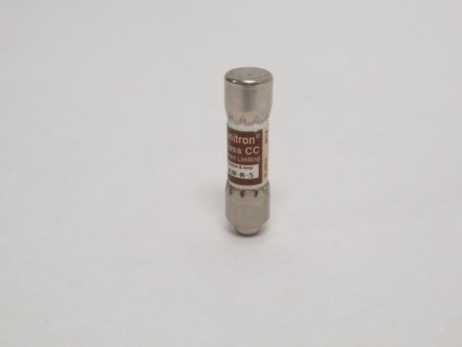 Bussmann KTK-R-5; Fast Acting Fuse; 5A; 600VAC; Class CC