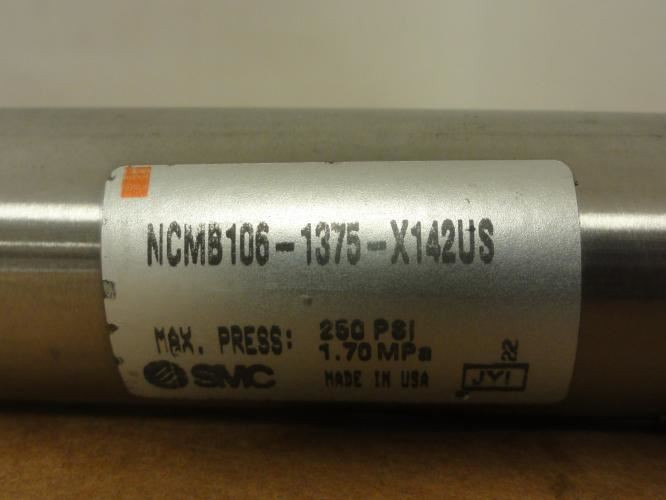 SMC NCMB106-1375-X142US; Pneumatic Cylinder; 1-1/16"B x 13.75"S