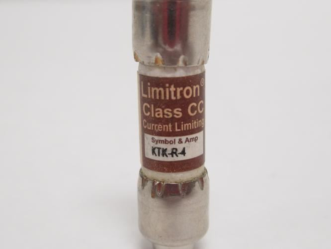 Bussmann KTK-R-4; Fast Acting Fuse; 4A; 600VAC; Class CC