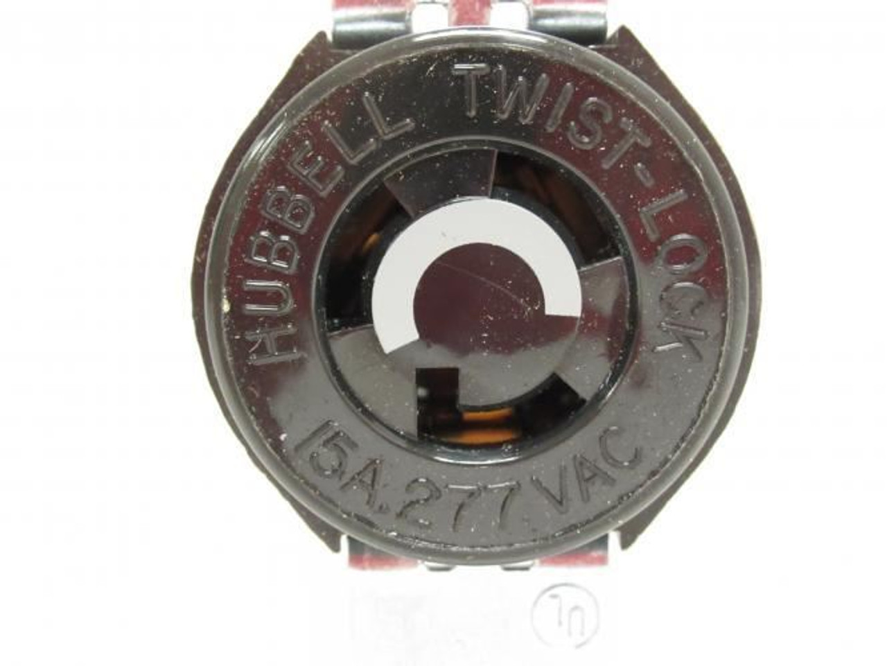 Hubbell HBL4760; Locking Receptacle; 15A; 277VAC; Black