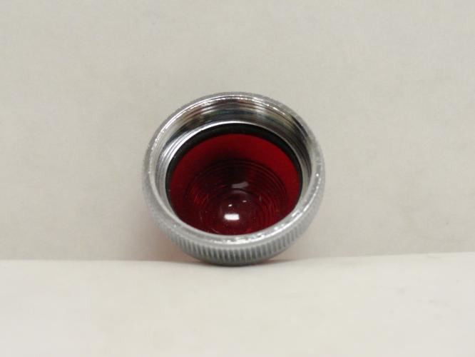 Dialight 080-0532-303; Incandescent Panel Mount Lens; Red