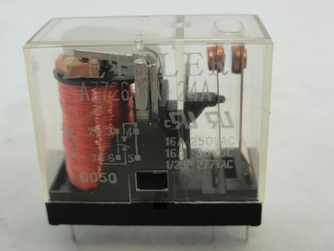 Zettler AZ726-1A-24A; Power Relay; 16A; 250VAC; 30VDC