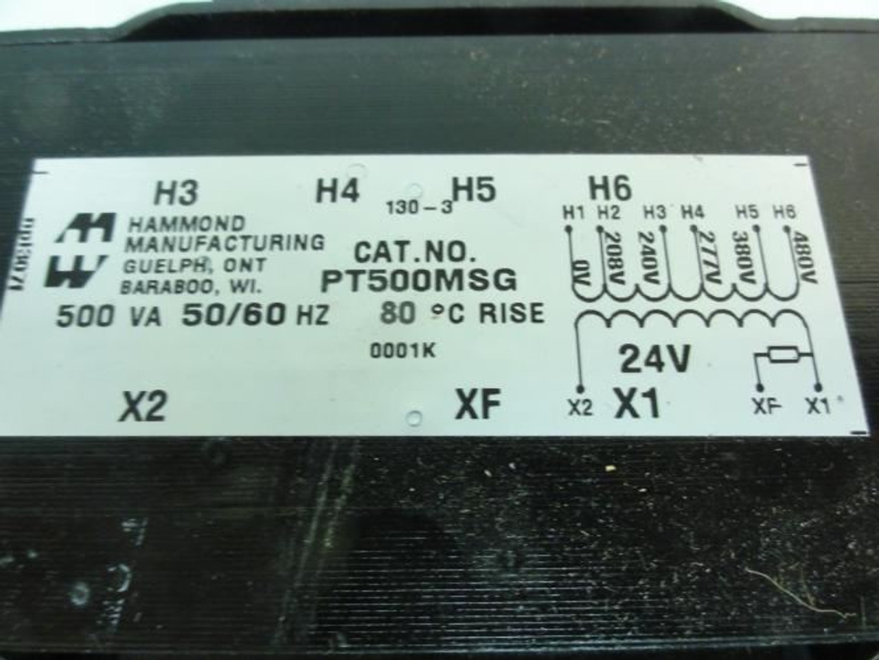 Hammond PT500MSG; Transformer; 500VA; 20.9A