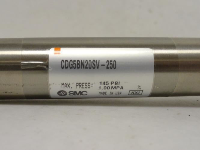 SMC CDG5BN20SV-250; Air Cylinder; SS; 20mm ID x 250mm Stroke