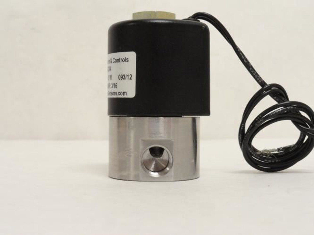 Gems 2016-1-C204; Solenoid Valve; SS; GP; 1/8NPT; 85PSI; 24VDC