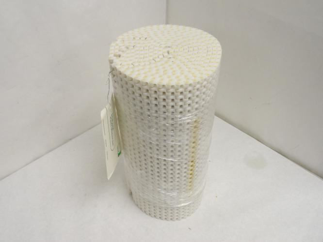 Habasit SM605-12; Smooth Mesh Acetal White Belt; 12' L x 15"W