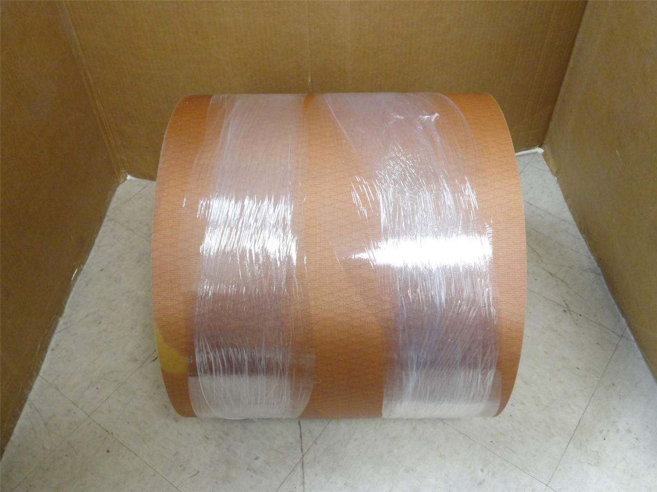 AIT 101588434; Tan Conveyor Belt; 18" Wide x 50' Long