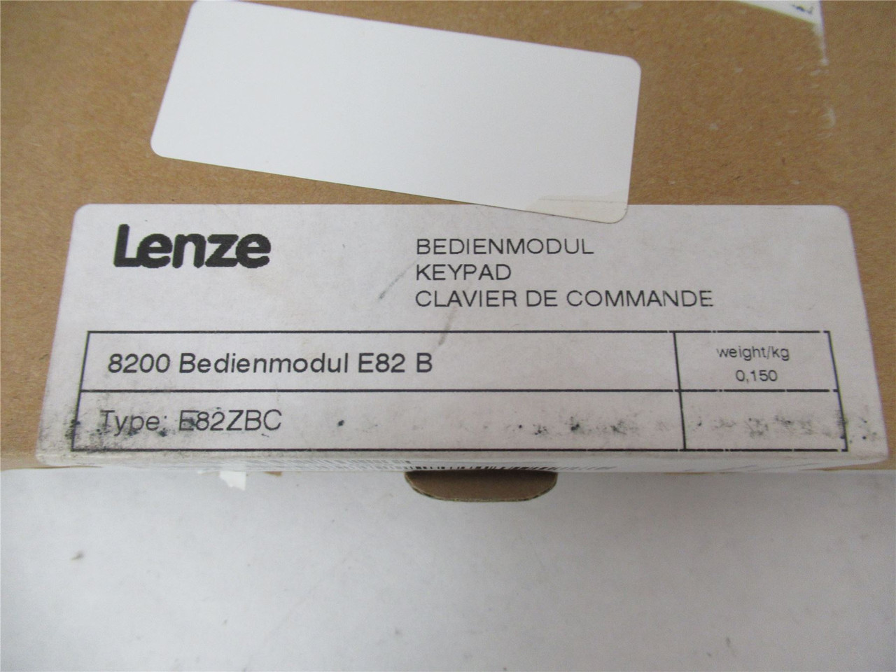 Lenze E82ZBC; Display Screen For 8200 VECTOR