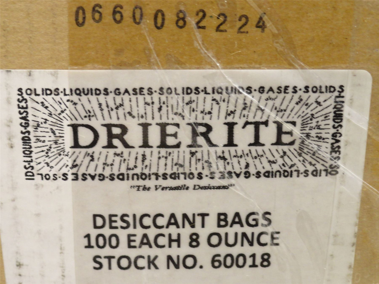 Drierite 60018; Box-100; Desiccant Bags 2140K56; 8oz
