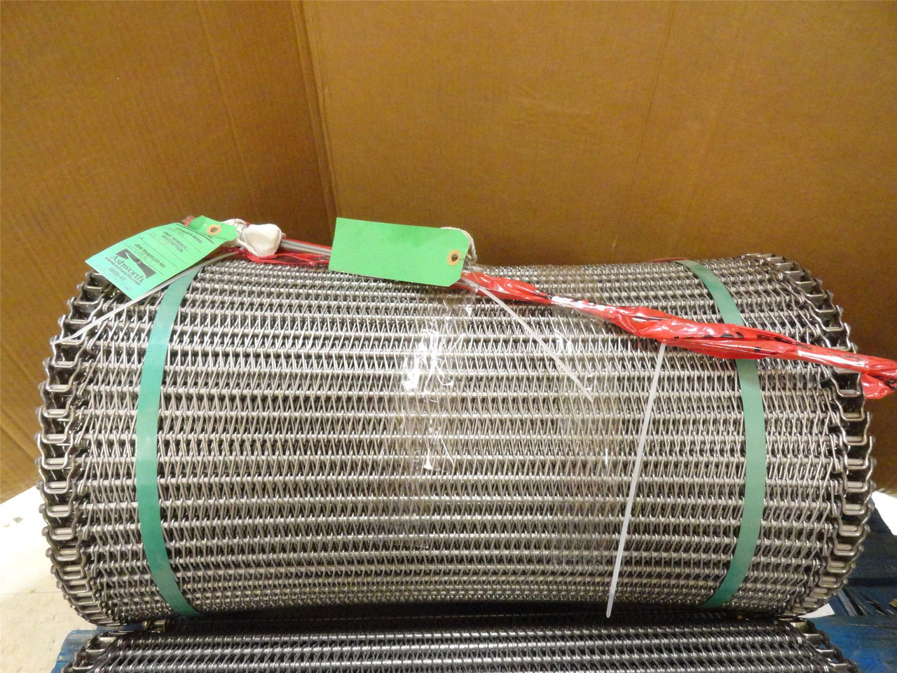 Ashworth 6075; Lot-40'; Steel Conveyor Belting; 23-1/2" Wide