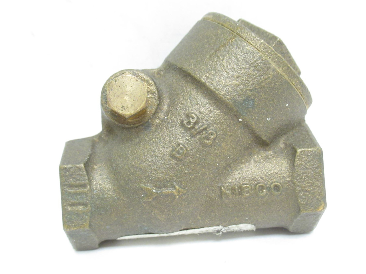 Nibco T-413-Y-LF; Bronze Y-Pattern Check Valve; 3/8NPT; 400CWP