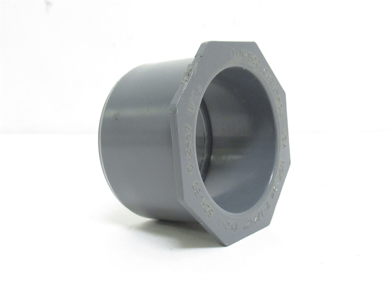 Nibco 837-292; Reducing Bushing 2-1/2NPT x 2NPT; Sch: 80 PVC