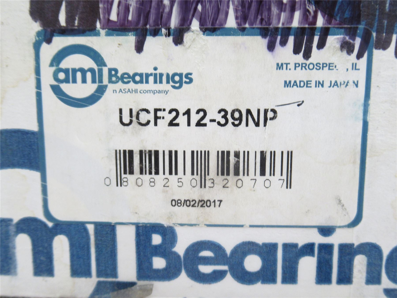 AMI UCF212-39NP; Flange Bearing 2-7/16"ID 4-Bolt Nickel Plate