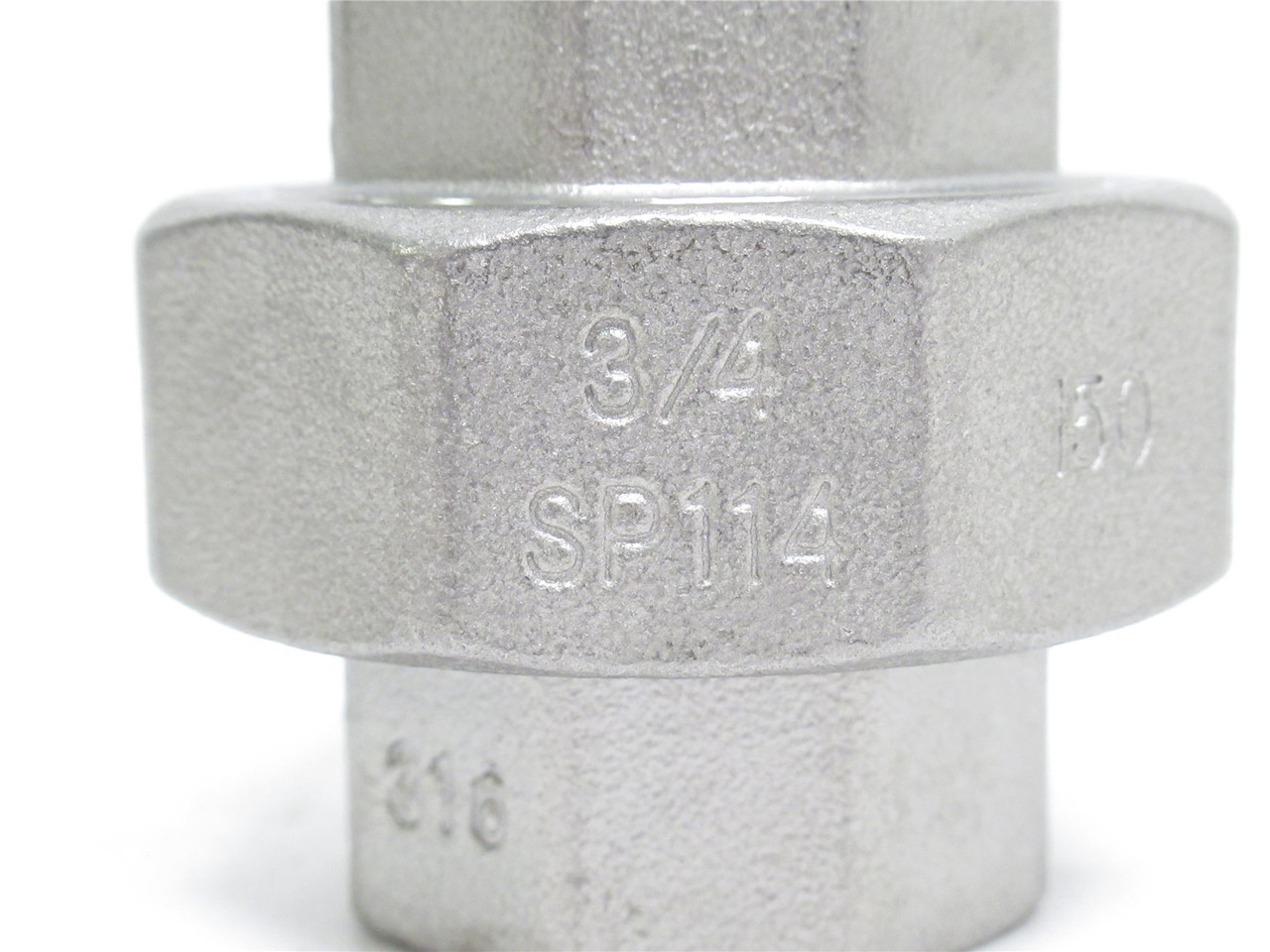 Industry-Std 6JM84; Threaded Pipe Union; SS-316; Size: 3/4NPT