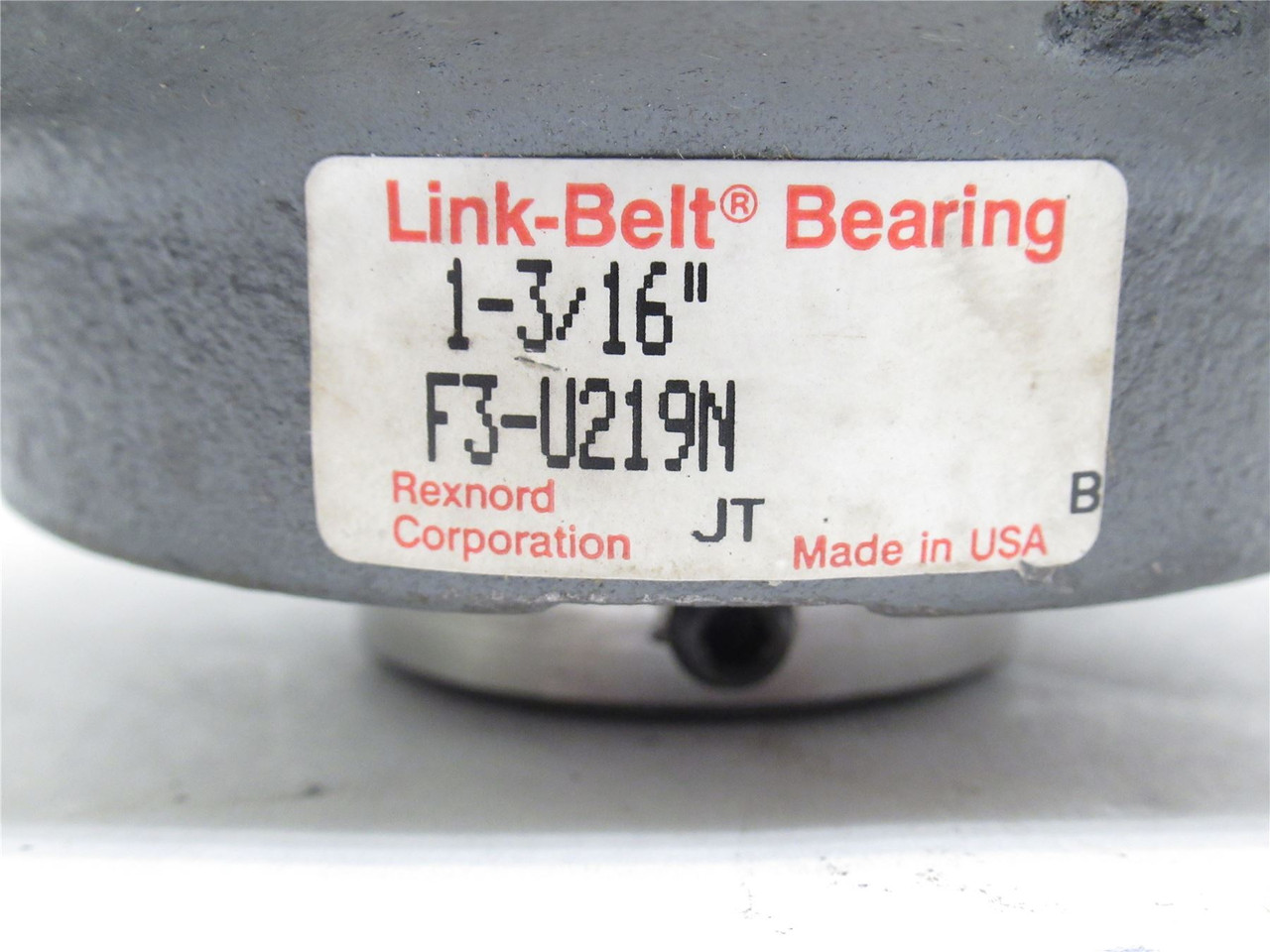 Link-Belt F3U219N; Flange Bearing; 1-3/16"ID; 4-Bolt Mount