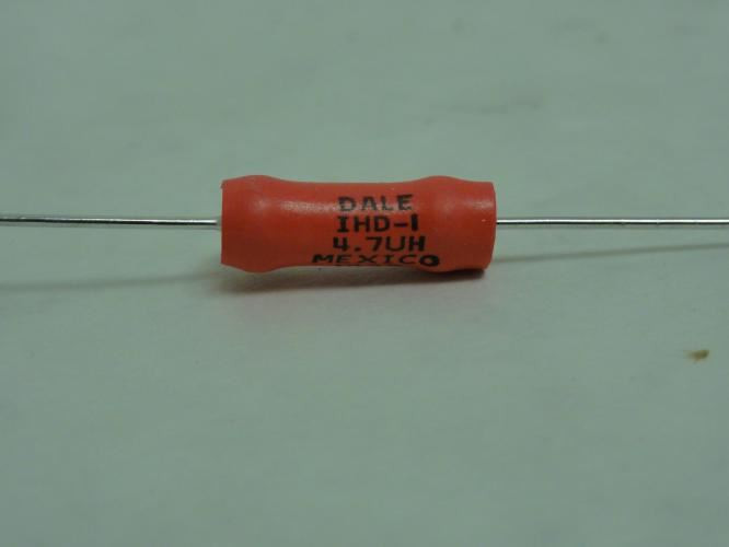 Vishay IHD1BH4R7L; Lot-5 Fixed Inductors Axial 4.7uH 15%