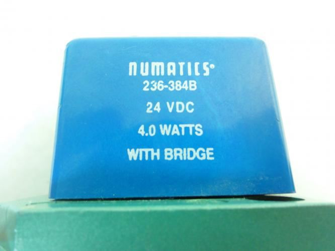 Numatics 554BA400MT00061; Solenoid Valve; 0.2A; 24VDC; 150PSIG