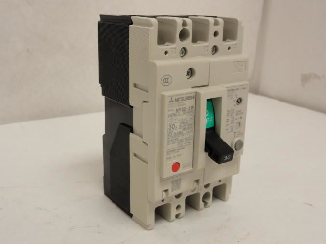 Mitsubishi NV32-SW-3P-30A; Circuit Breaker; 30A; 3P; 100-440Vac
