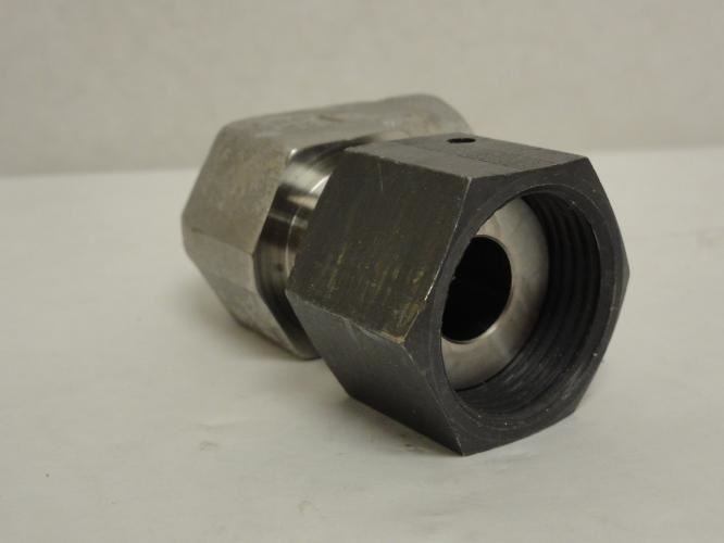 SSP SS12-6FPE; Adaptor Elbow; 90Deg; SS-316 3/4 ORFS x 3/8 NPT