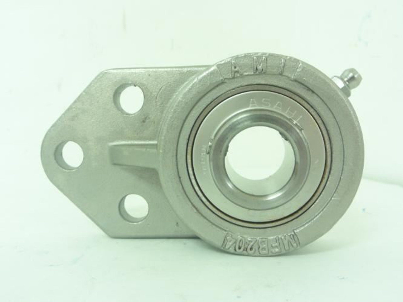 AMI MUCFB204; Flange Mounted Bearing; 20mmID; 3-Bolt; SS