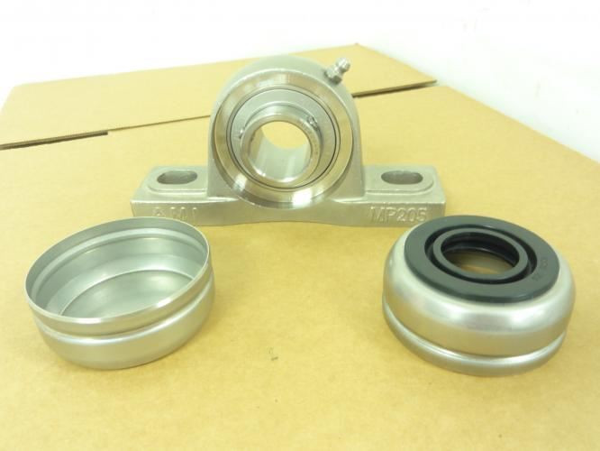 AMI MUCP205-16; SST Pillow Block Bearing; 1"ID; 2-Bolt Base