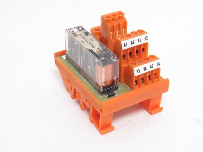 Multivac 107036528; Safety Relay Assembly; 24V; 10A