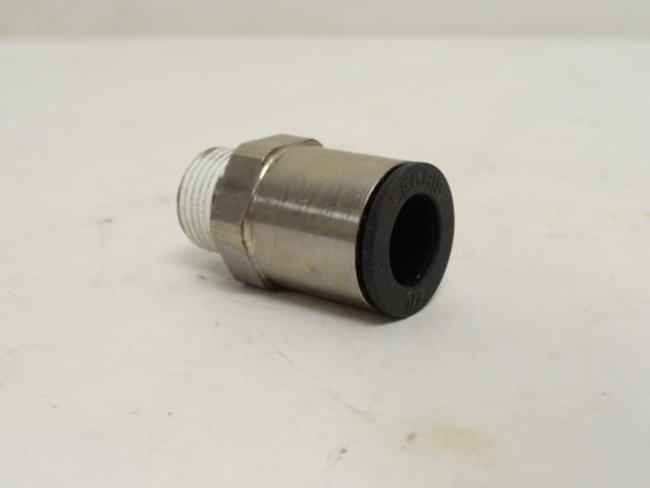 Legris 3175 62 18; Lot-8 Metal Male Connector 1/2" PTC; 3/8NPT