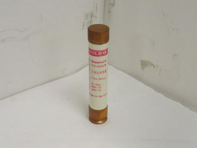 Gould TRS45R; Lot-2 Tri-onic Time Delay Fuse; 45A; 600VAC