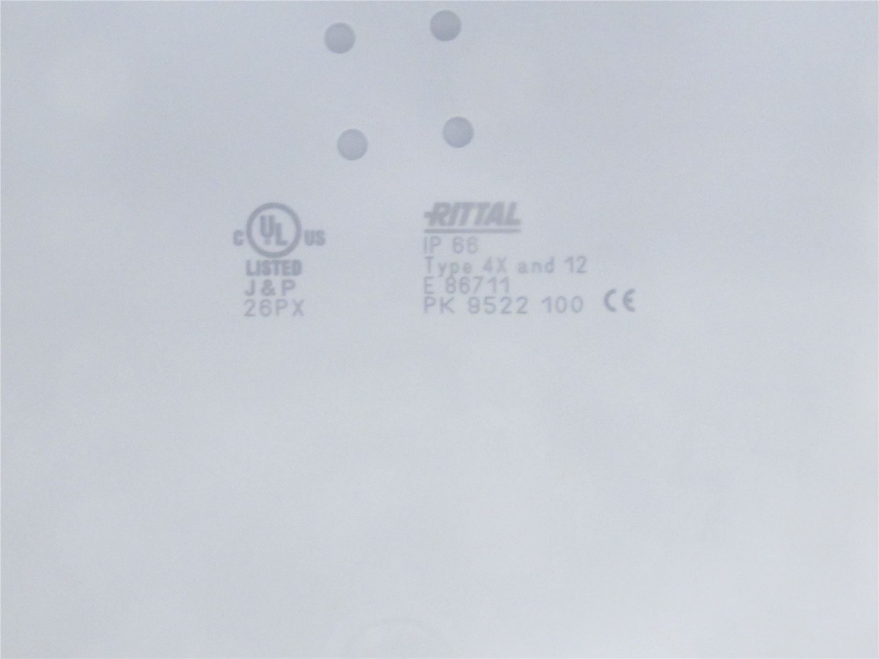 Rittal 9522.1; Wall-Mount Enclosure; 180mm x 254mm x 165mm