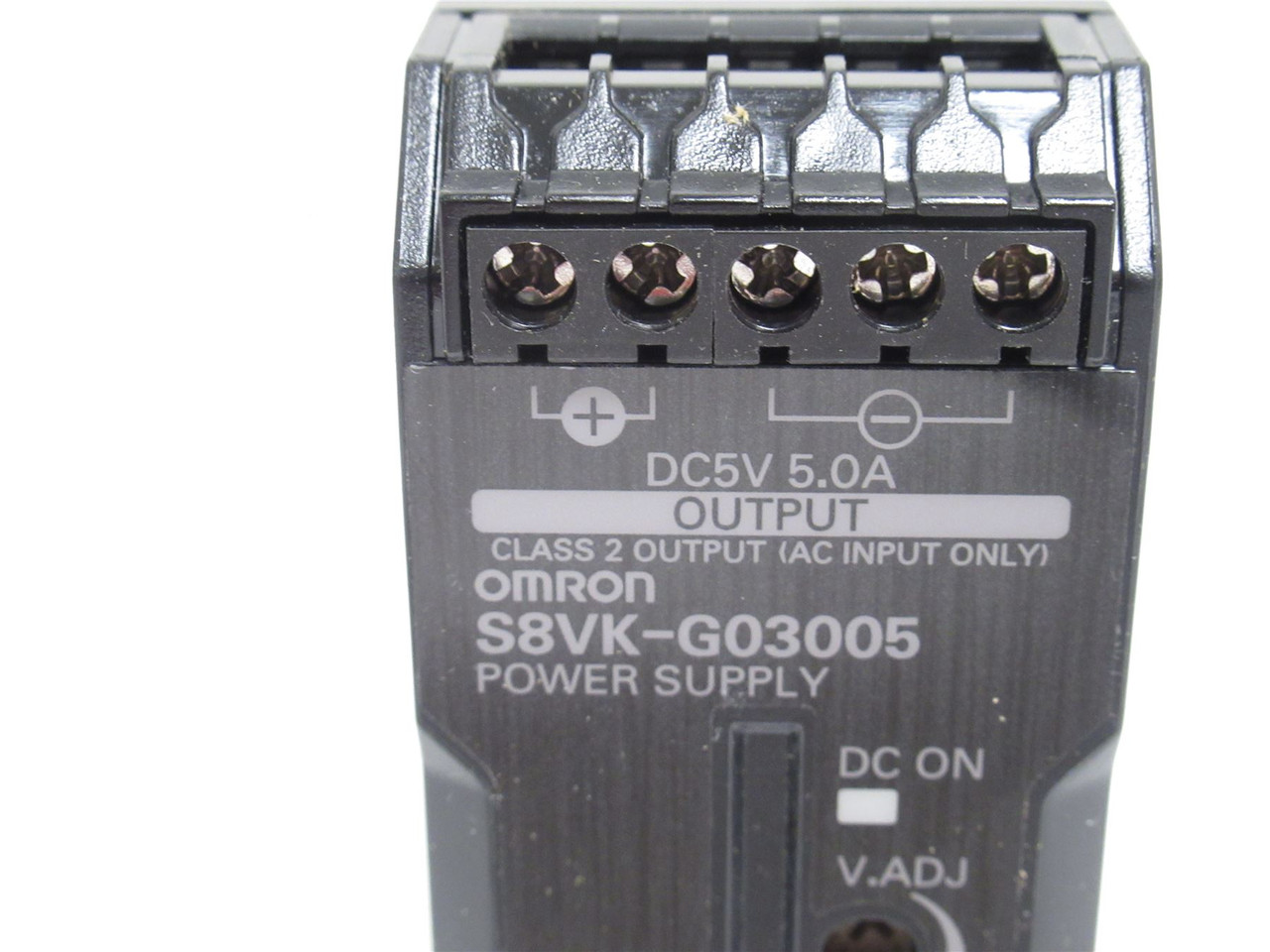 Omron S8VK-G03005; Power Supply; 100-240VAC In 5VDC; 5A; Out
