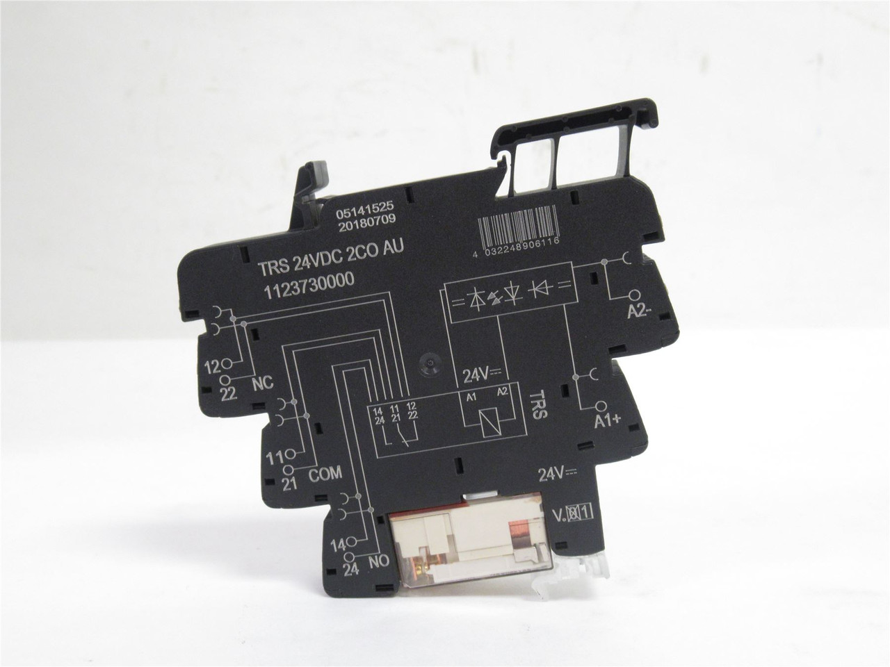 Weidmuller TRS 24VDC 2CO AU; Relay Module; 24VDC; 8A