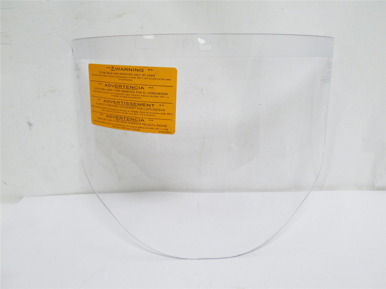 3M 82700-00000; Uncoated; Clear Faceshield Visor 14-1/2" Wide