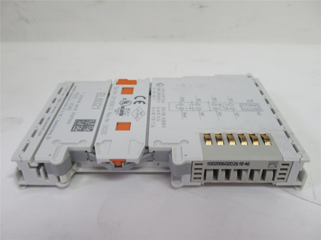 Beckhoff EL6021; EtherCAT Terminal; 1-Channel; RS422/RS485