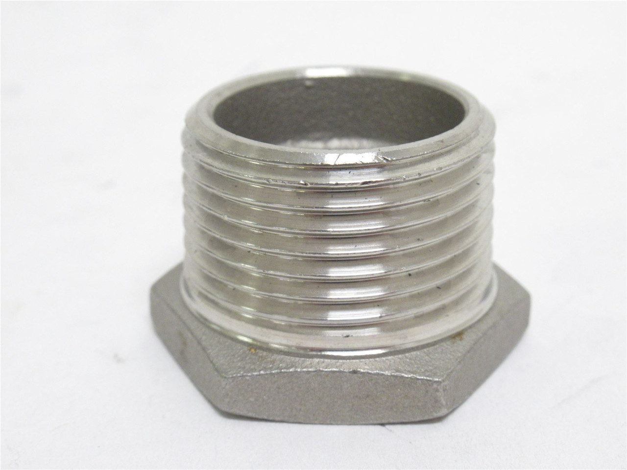 MFG- 60VE20; Reducer Bushing; SS; 1/2BSP x 1BSP