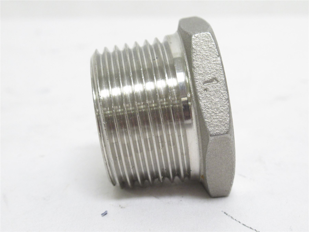 MFG- 60VE20; Reducer Bushing; SS; 1/2BSP x 1BSP