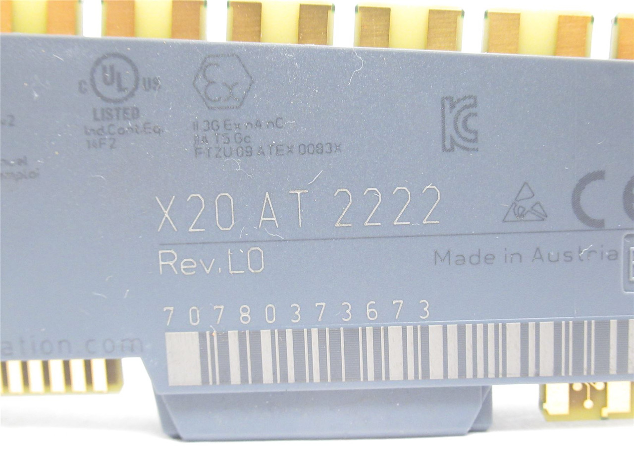 B&R X20AT2222; Analog Temperature Input Slice Module
