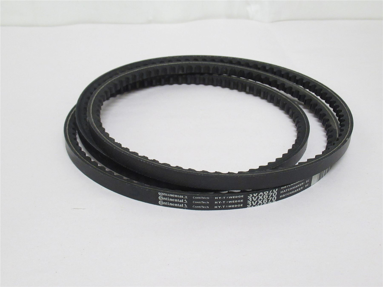 Continental 3VX670; V-Belt; 67" Long; Width: 3/8"; 5/16" Thick