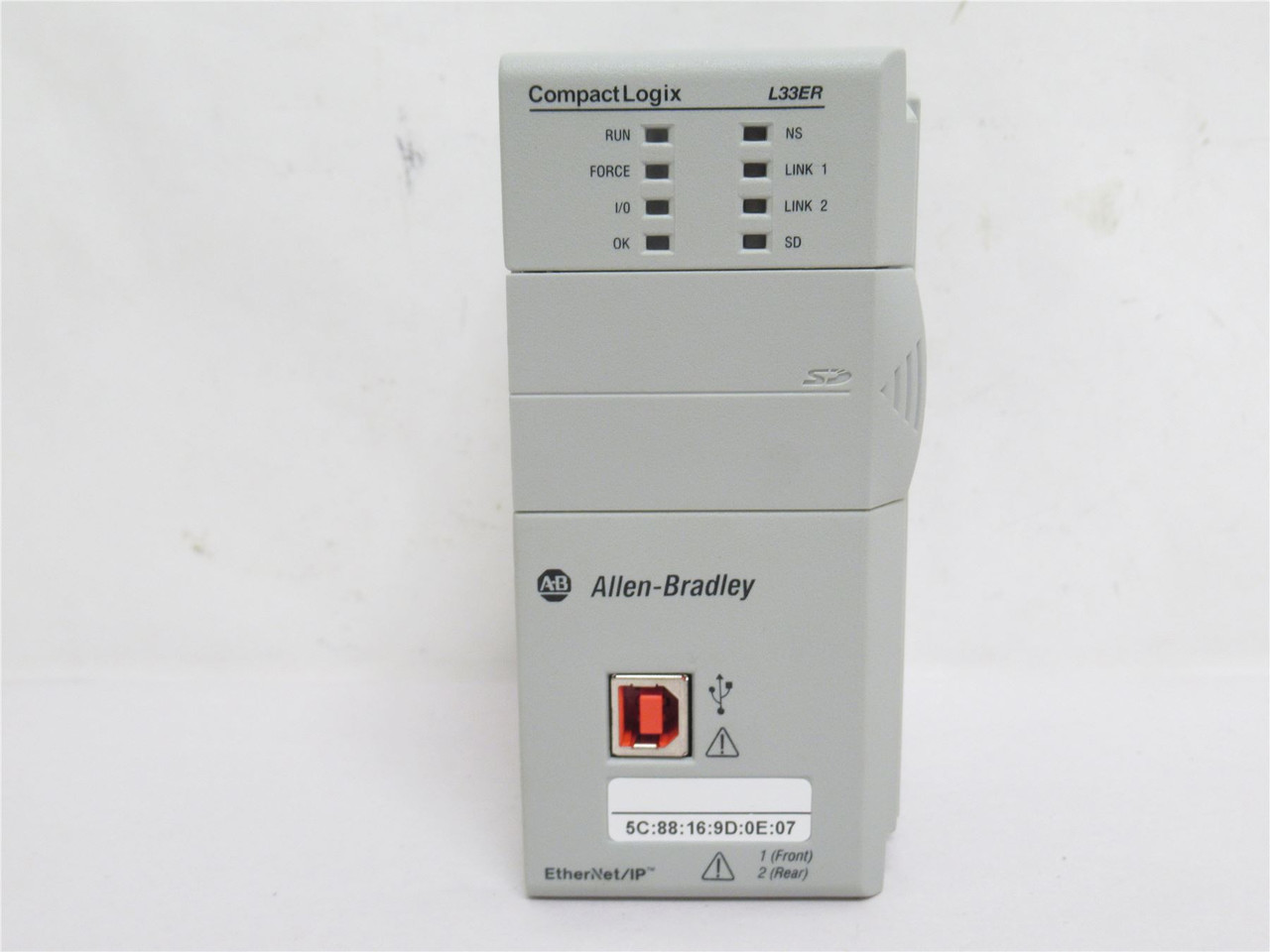 Allen-Bradley 1769-L33ER; Dual Ethernet Controller; 2MB