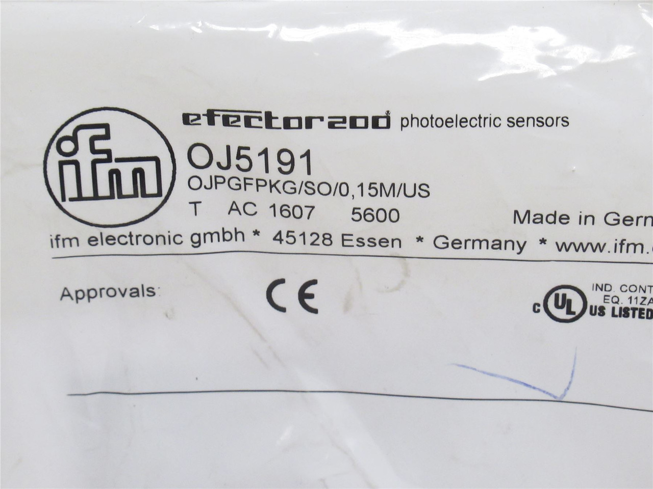 ifm OJ5191; Photo-Sensor; 10-30VDC; 200mA