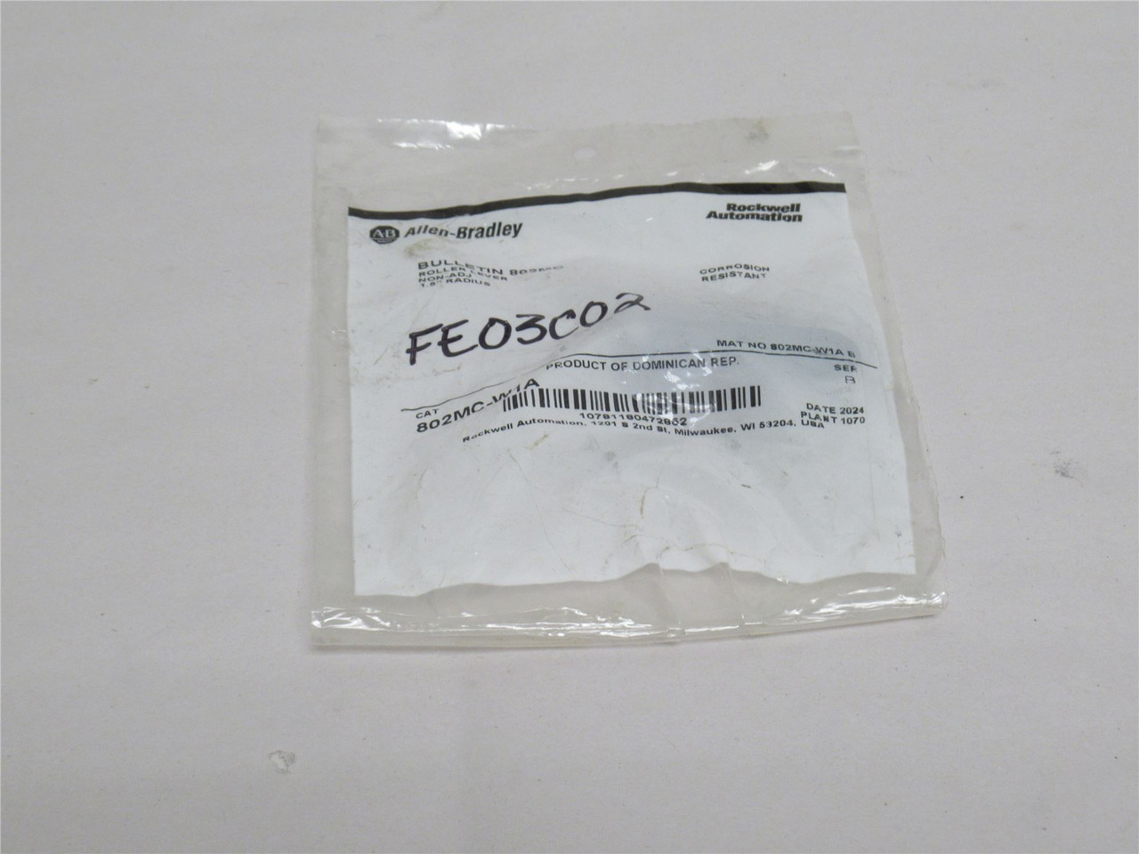 Allen-Bradley 802MC-W1A; Limit Switch Operating Lever