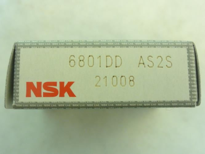NSK 6801DD; Ball Bearing; 12mm ID; 21mm OD; 5mm Width