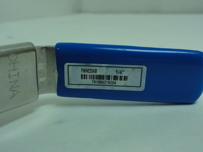 FNW 220AB 1/4"; Inline Ball Valve; SS; 1/4 FNPT; 2000 CWP