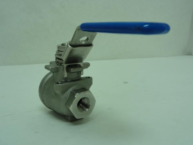 FNW 220AB 1/4"; Inline Ball Valve; SS; 1/4 FNPT; 2000 CWP