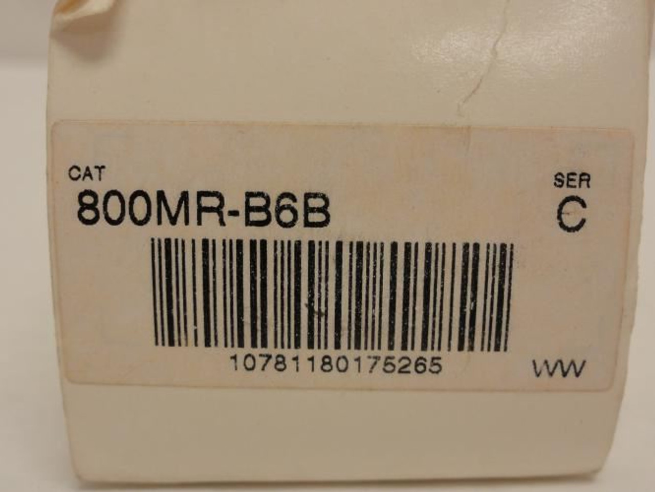 Allen-Bradley 800MR-B6; Pushbutton Switch Operator; Red