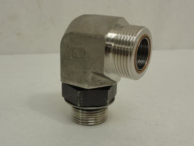 SSP P14-12GE; Elbow 90Deg SS-316; 3/4 OFS x 7/8 BOSS