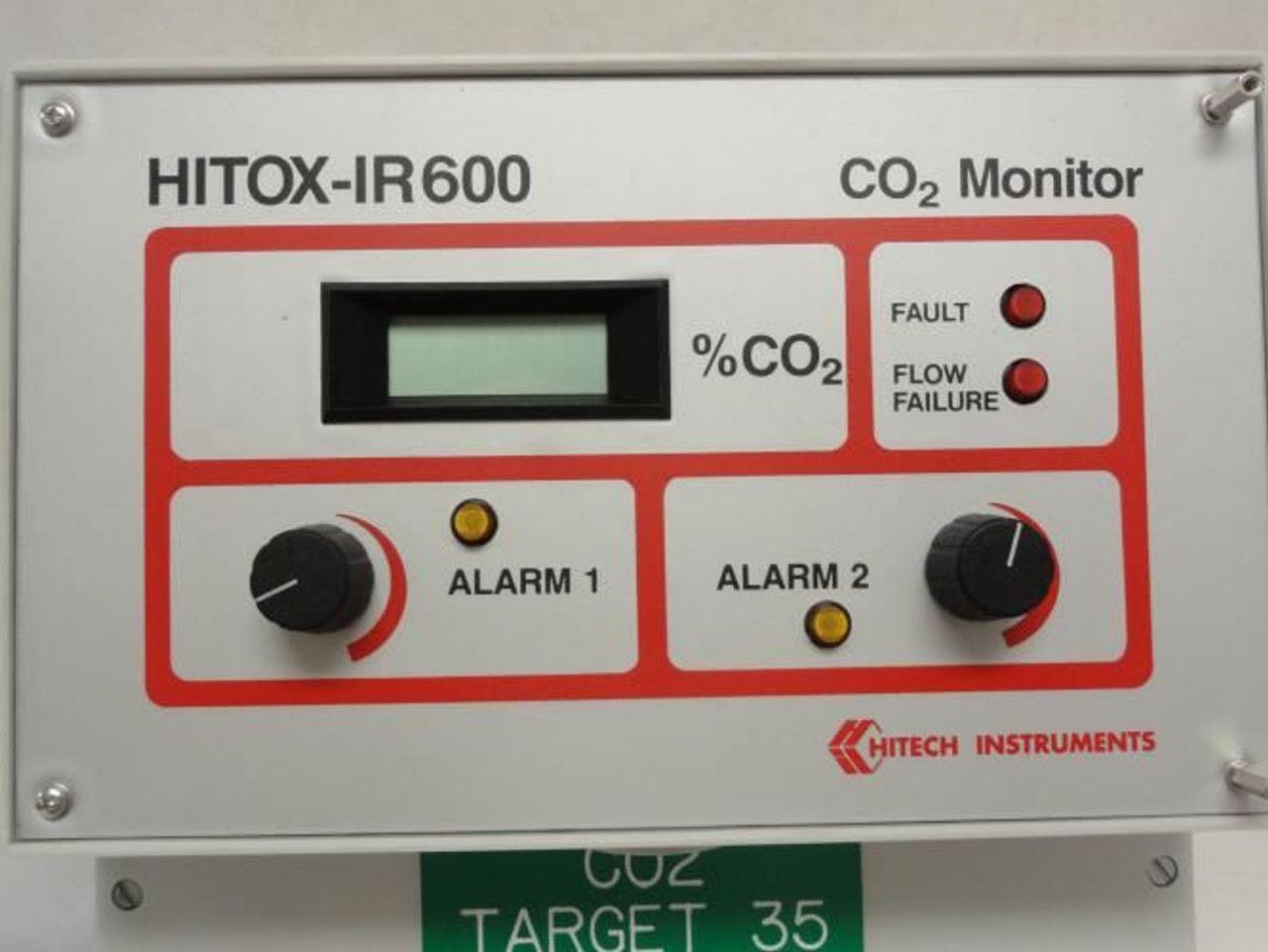 HiTech IR600; HITOX Wall Mount Infrared Gas/CO2 Analyzer