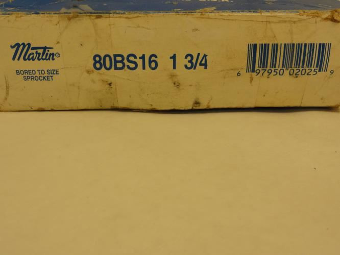 Martin 80BS18-1-3/4; Sprocket # 80; 18Teeth; 1-3/4"ID