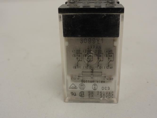 Omron MY4N-AC24; Relay 5A; 250VAC; Coil: 24VAC General Purpose
