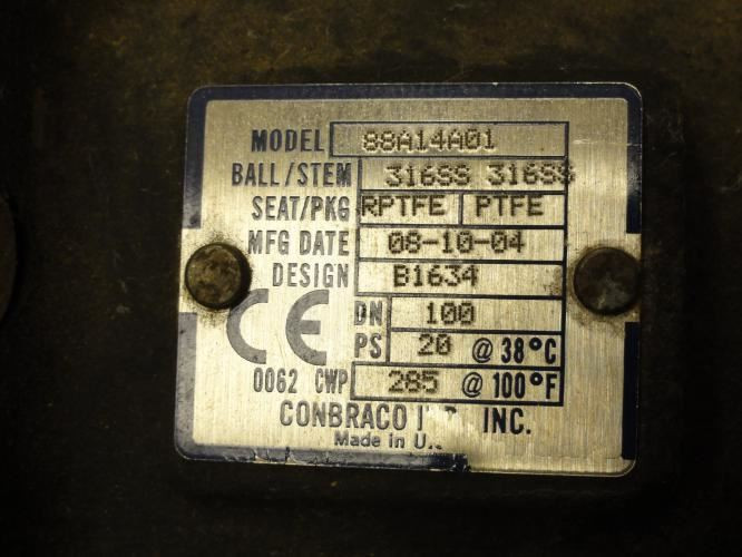 Conbraco 88A14A01; Carbon Steel Ball Valve Class 150; 2" Flanged